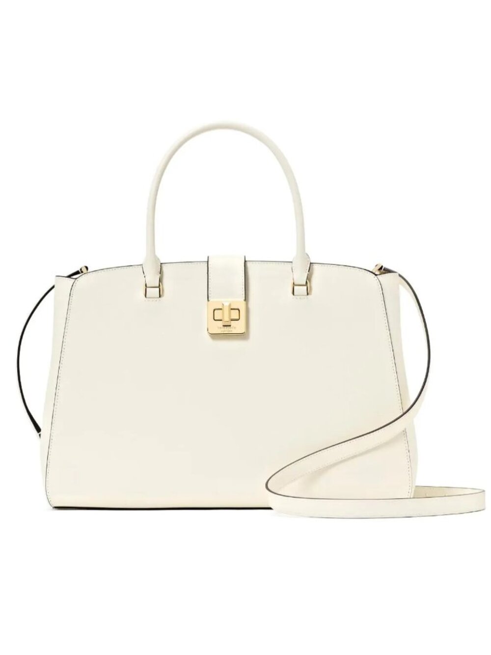 Kate Spade Phoebe Commuter Tote Refined Grain Leather Meringue New